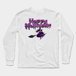 Happy Halloween Witch Long Sleeve T-Shirt